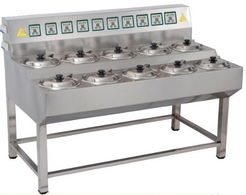 全現代數碼版單層雙排10頭煲仔飯機 專業設備，高效烹飪之選